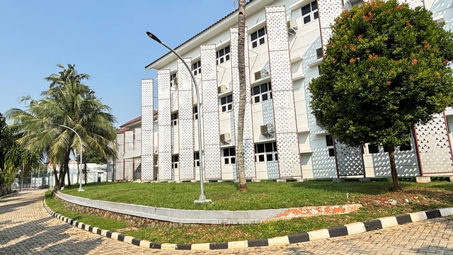 Ruang terbuka hijauh STIH Adhyaksa.