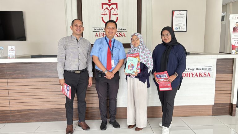 Kunjungan dari Penerbit Erlangga ke STIH Adhyaksa.